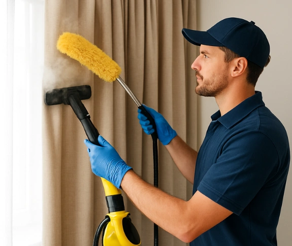 Trusted blind cleaning technician Matty Curtain Cleaning hebersham-nsw QLD