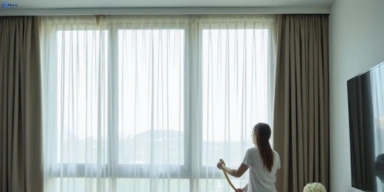 Delicate sheer drape cleaning hebersham-nsw Matty Curtain Cleaning